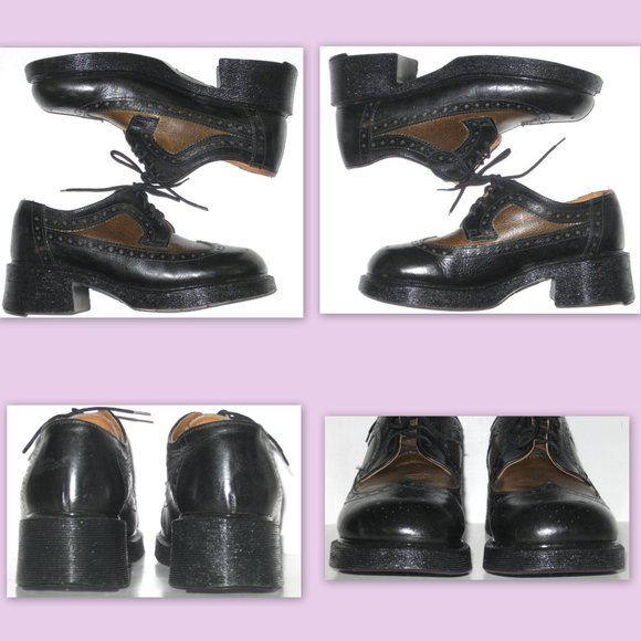 Size UK 5 / US 7 Doc Marten Heels Clogs Wingtips - Picture 2 of 8